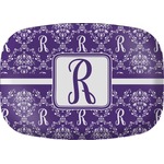 Initial Damask Melamine Platter (Personalized)