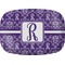 Initial Damask Melamine Platter (Personalized)