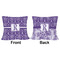 Personalized Initial Damask Outdoor Pillow - 16x16
