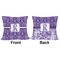 Personalized Initial Damask Outdoor Pillow - 18x18