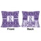 Personalized Initial Damask Outdoor Pillow - 20x20