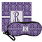 Personalized Initial Damask Personalized Eyeglass Case & Cloth