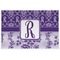 Personalized Initial Damask Personalized Placemat (Back)