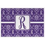 Initial Damask Laminated Placemat