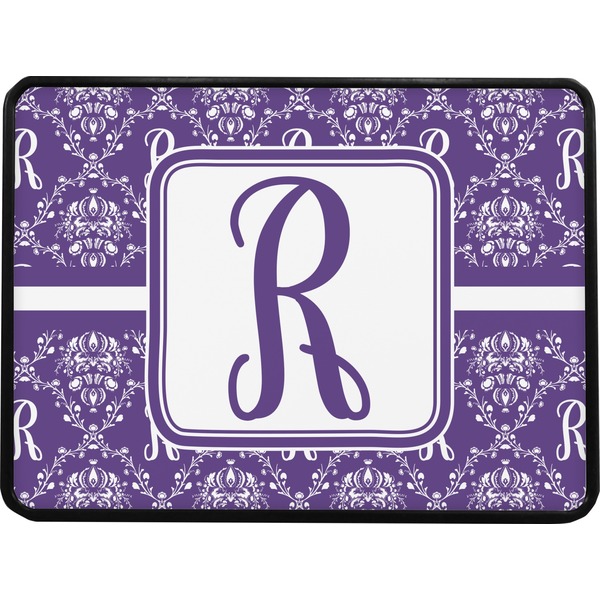 Personalized Initial Damask Rectangular Trailer Hitch Cover (Personalized)