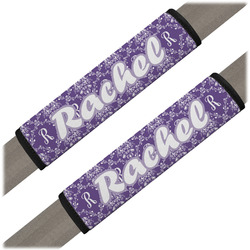 Initial Damask Seat Belt Covers (Set of 2) (Personalized)