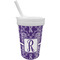 Personalized Initial Damask Sippy Cup with Straw (Personalized)