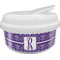 Personalized Initial Damask Snack Container