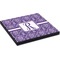 Personalized Initial Damask Square Table Top (Angle Shot)