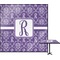 Personalized Initial Damask Square Table Top