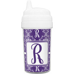 Initial Damask Toddler Sippy Cup (Personalized)