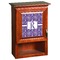 Personalized Initial Damask Wooden Cabinet Decal (Medium)