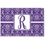 Initial Damask Woven Mat (Personalized)