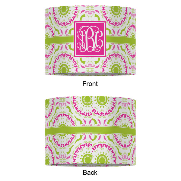 Pink & Green Suzani 12" Drum Lampshade - APPROVAL (Fabric)