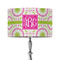 Pink & Green Suzani 12" Drum Lampshade - ON STAND (Fabric)