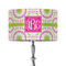 Pink & Green Suzani 12" Drum Lamp Shade - Fabric (Personalized)