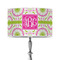 Pink & Green Suzani 12" Drum Lamp Shade - Poly-film (Personalized)