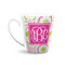 Pink & Green Suzani 12 Oz Latte Mug - Front