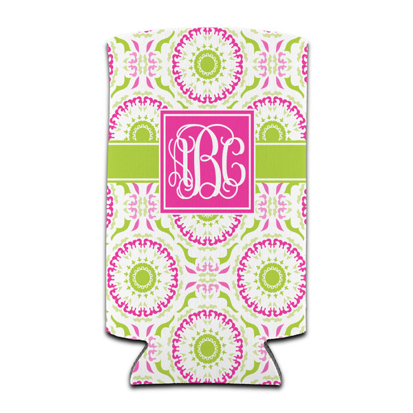 Pink & Green Suzani 12oz Tall Can Sleeve - Set of 4 - FRONT