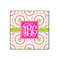 Pink & Green Suzani Wood Print - 12x12 (Personalized)