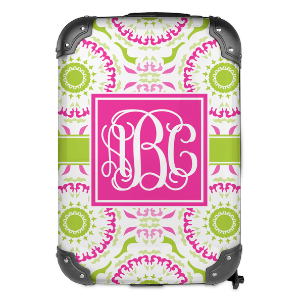 Pink & Green Suzani 13" Hard Shell Backpacks - FRONT