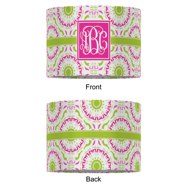 Pink & Green Suzani 16" Drum Lampshade - APPROVAL (Fabric)