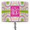 Pink & Green Suzani 16" Drum Lamp Shade - Fabric (Personalized)