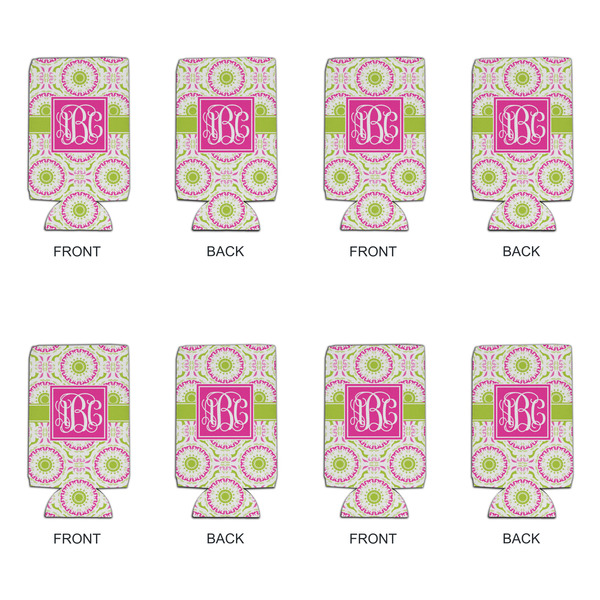 Pink & Green Suzani 16oz Can Sleeve - Set of 4 - APPROVAL
