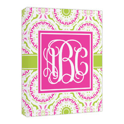 Pink & Green Suzani Canvas Print - 16x20 (Personalized)