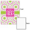 Pink & Green Suzani 16x20 - Matte Poster - Front & Back
