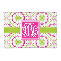 Pink & Green Suzani 2' x 3' Indoor Area Rug (Personalized)