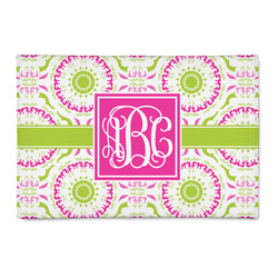 Pink & Green Suzani Patio Rug (Personalized)