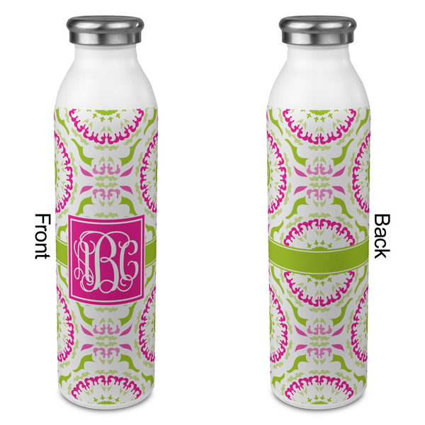 Pink & Green Suzani 20oz Water Bottles - Full Print - Approval