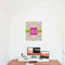 Pink & Green Suzani 20x24 - Matte Poster - On the Wall