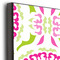 Pink & Green Suzani 20x30 Wood Print - Closeup