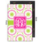 Pink & Green Suzani 20x30 Wood Print - Front & Back View