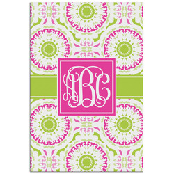 Pink & Green Suzani Poster - Matte - 24x36 (Personalized)