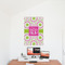 Pink & Green Suzani 24x36 - Matte Poster - On the Wall