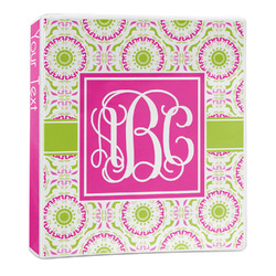 Pink & Green Suzani 3-Ring Binder (Personalized)