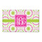 Pink & Green Suzani 3' x 5' Indoor Area Rug (Personalized)