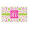 Pink & Green Suzani 3' x 5' Patio Rug (Personalized)