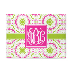 Pink & Green Suzani Area Rug (Personalized)