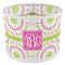 Pink & Green Suzani 8" Drum Lampshade - ANGLE Poly-Film