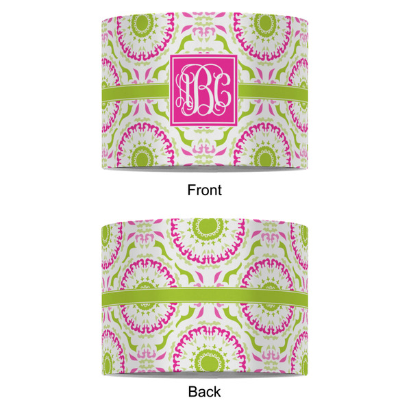 Pink & Green Suzani 8" Drum Lampshade - APPROVAL (Fabric)