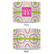 Pink & Green Suzani 8" Drum Lampshade - APPROVAL (Poly Film)