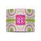 Pink & Green Suzani 8" Drum Lampshade - FRONT (Fabric)