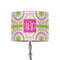 Pink & Green Suzani 8" Drum Lampshade - ON STAND (Fabric)
