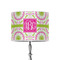 Pink & Green Suzani 8" Drum Lamp Shade - Poly-film (Personalized)