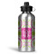 Pink & Green Suzani Aluminum Water Bottle