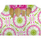 Pink & Green Suzani Apron - Pocket Detail with Props